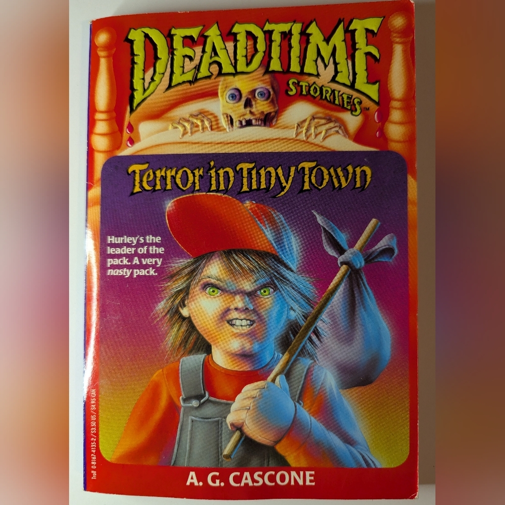 3/$15 Deadtime Stories #1 Terror in Tiny Town by A.G. Cascone - 1996 Vintage